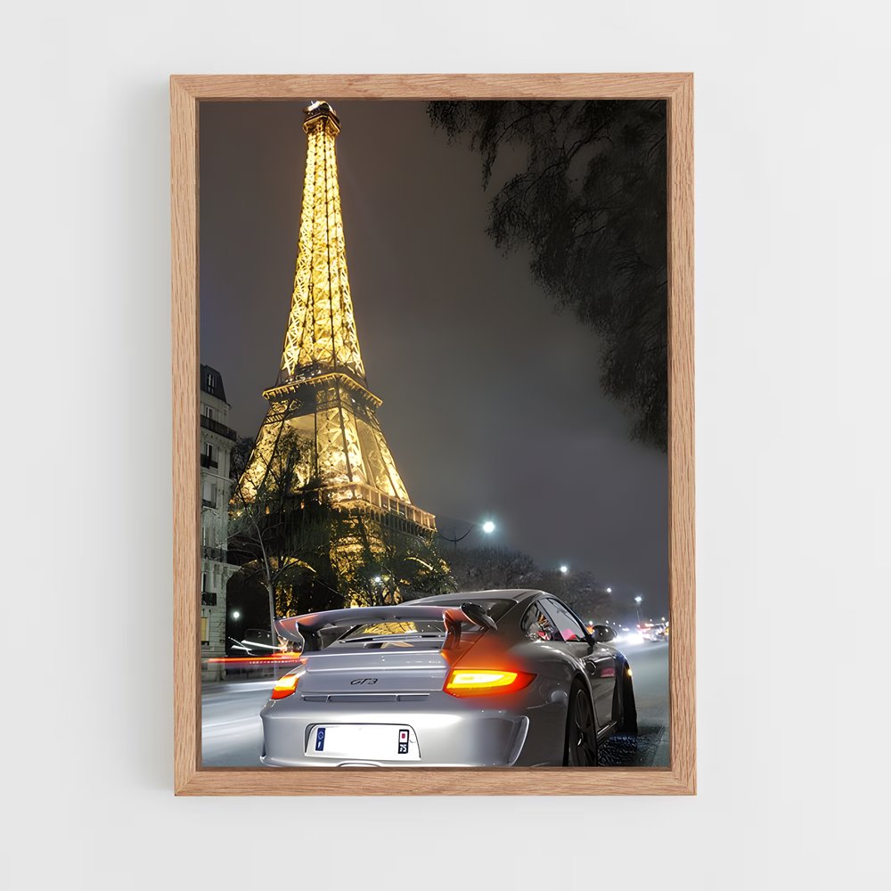 Poster Vitesse Parisienne – affiche Porsche (vue 4)